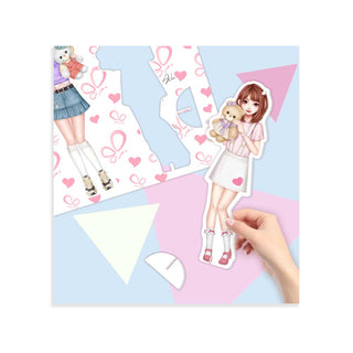 WeGirls 3D book tutorial - step-by-step crafting guide