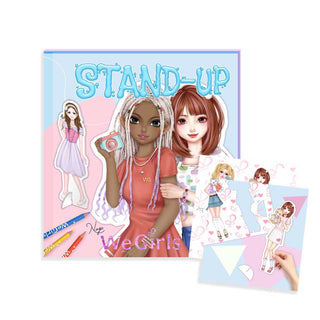 WeGirls 3D coloring book for kids - DIY pop-up art activity