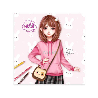 WeGirls Akiko with stylish bag - finished fashion design example