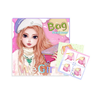WeGirls bag design coloring book - DIY fashion activity for kids