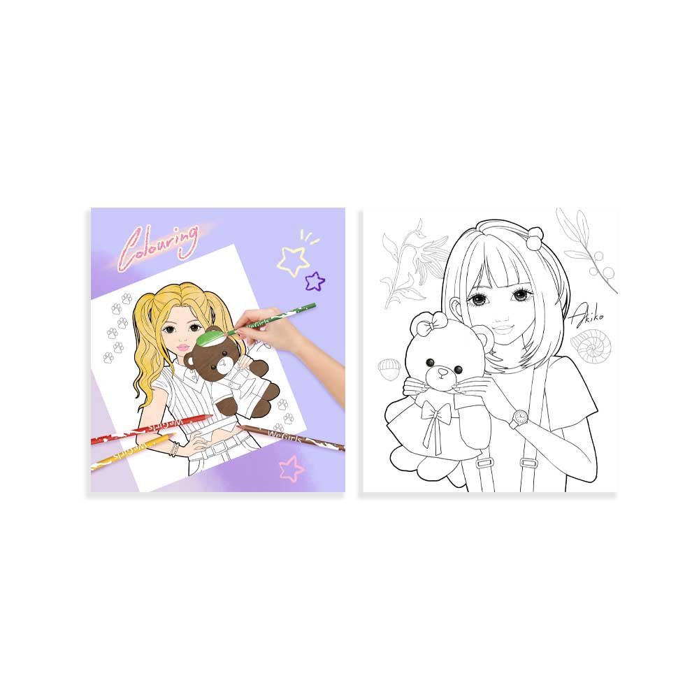 WeGirls doll coloring tutorial - step-by-step doll painting guide