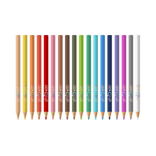 WeGirls 18-color water-soluble pencil set - blendable & non-toxic art supplies for 6+ year olds