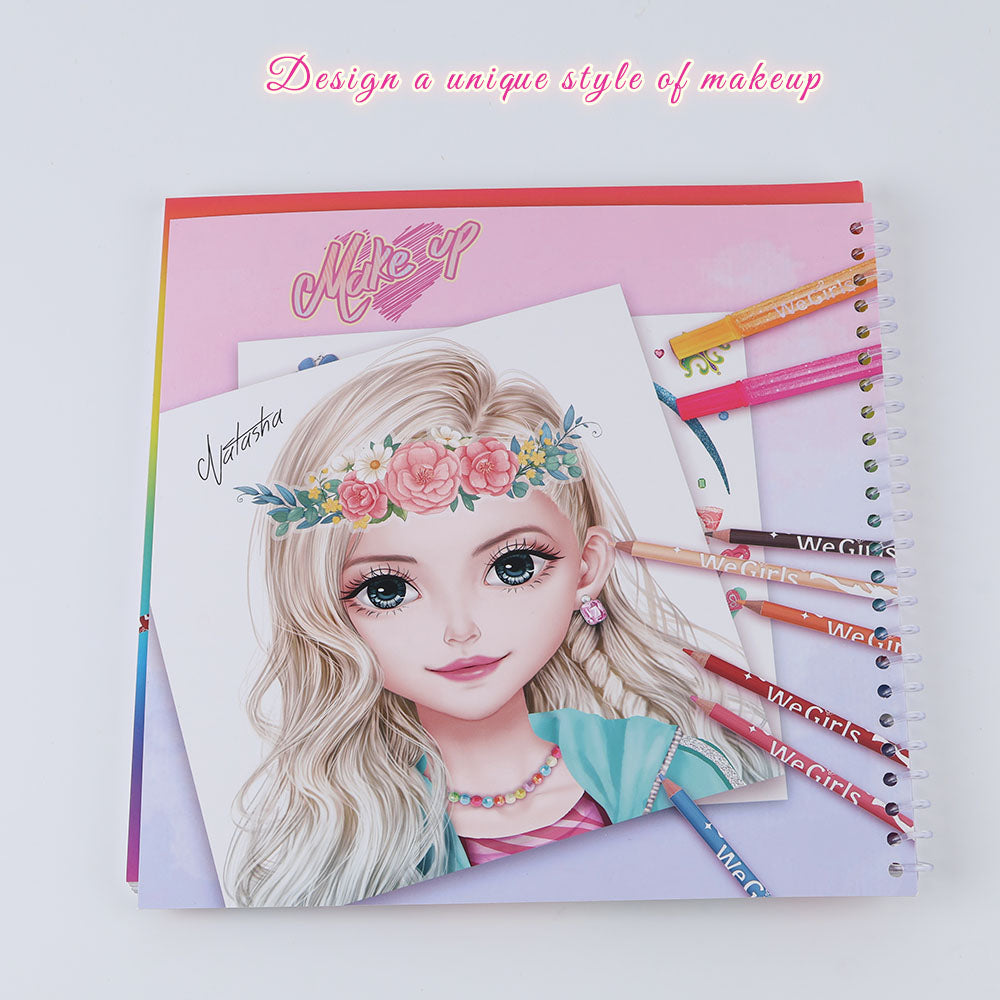 WeGirls Character Makeup Design Examples - Creative Beauty Looks for Kids' Coloring and Style Experimentation