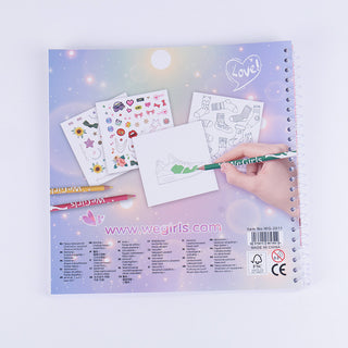 WeGirls kids' shoes and socks coloring book - DIY creative design book