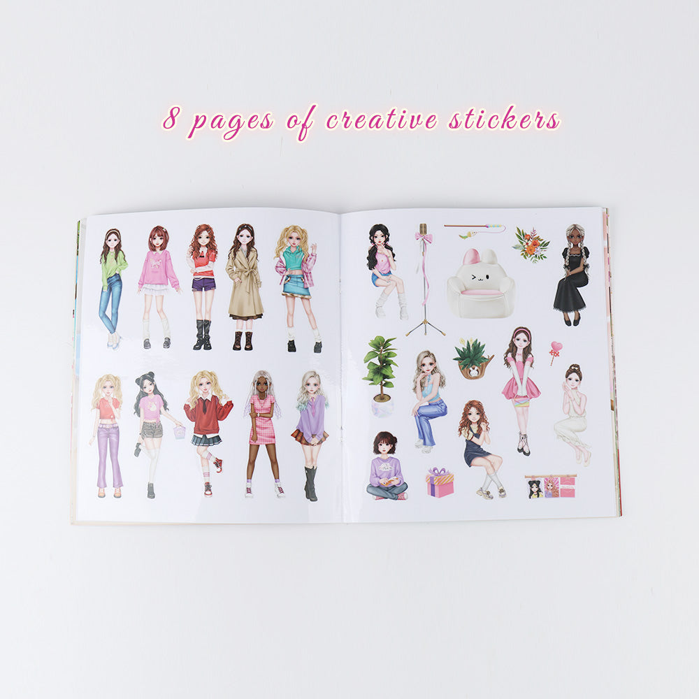 WeGirls Variety Sticker Decorations Pack - Colorful pattern stickers for creative scene building