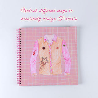 Kids T-shirt design inspiration examples - Creative template ideas from WeGirls coloring activity book