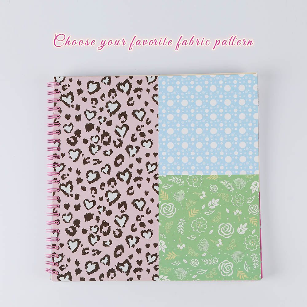 T-shirt fabric pattern texture samples - Multiple material styles for children's design reference