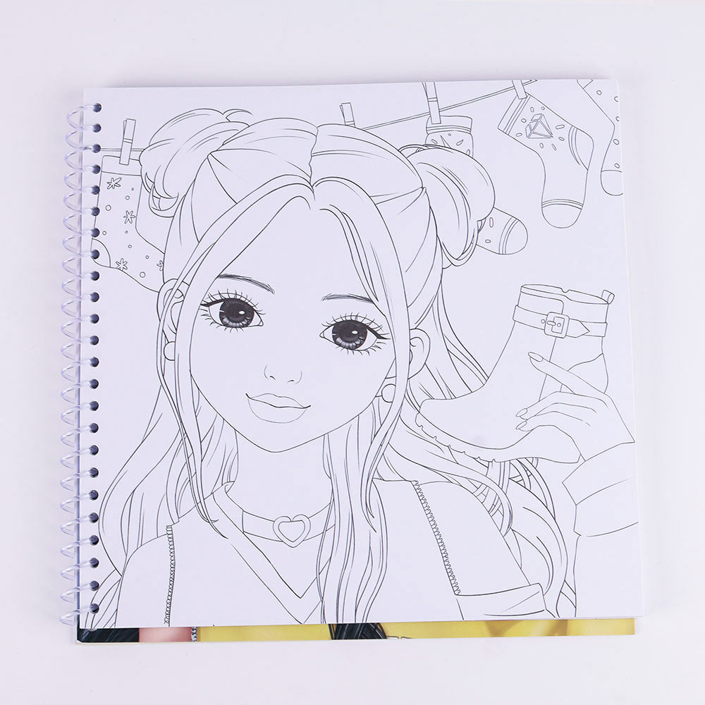 WeGirls shoe coloring page - Wanru showing creative design example